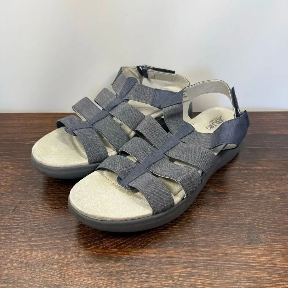 JBU by Jambu Morgan bimor 45 4 blue elastic strap sandal size 9